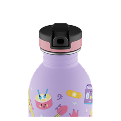 24Bottles Kids Bottle Pipetli Paslanmaz Çelik Çocuk Su Matarası 250 ml, Music Friends