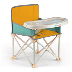 Minimono Plus Portatif  Mama Sandalyesi, Sarı & Yeşil