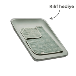 Matty Alt Değiştirme Matı, Sage Green Alt Açma Minderi Leander