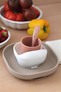 Beaba 4lü silikon beslenme seti, Terracotta/Gazelle