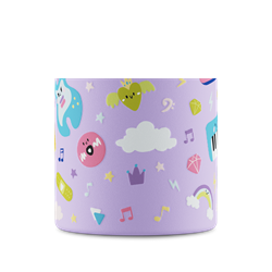 24Bottles Kids Bottle Pipetli Paslanmaz Çelik Termos 330 ml, Music Friends