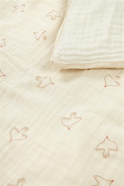 Wabi Sabi Nevresim Single, Brown Hoshi Birds