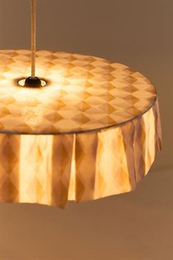 Vibes Aydınlatma Şapkası, 50cm çap, Mustard Lilac Harlequin