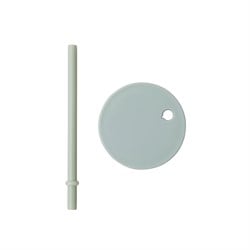 Tritan Bardak için Kapak ve Pipet Seti, Mint