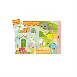 Djeco Dekoratif Puzzle 24 Parça, Pachat And His Friends