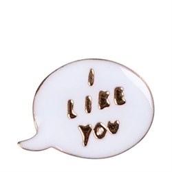 Meri Meri - Lips, Hand & Bubble Enamel Pins - Dudak & El & I Like You Broşlar