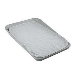 Leander Matty 2li Set Müslin Örtü, Pearl Grey / Sage Green