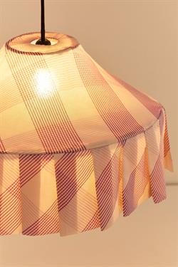 Nobodioz Nicole Aydınlatma Şapkası, 50cm çap, Lilac Diagonal Stripe