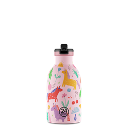 24Bottles Kids Bottle Pipetli Paslanmaz Çelik Termos 330 ml, Magic Friends