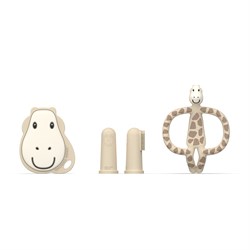 Matchstick Monkey İlk Dislerim Silikon Diş Kaşıyıcı Baslangic Seti, Giraffe