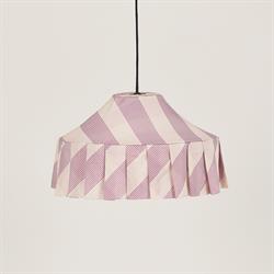 Nobodioz Nicole Aydınlatma Şapkası, 50cm çap, Lilac Diagonal Stripe