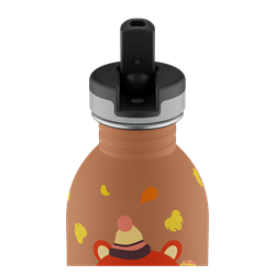 24Bottles Kids Bottle Paslanmaz Çelik Çocuk Su Matarası 250 ml, Sweet Bear