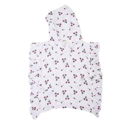 Fırfırlı Müslin Panço,Cherry