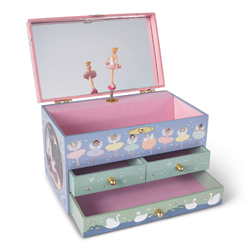 Floss & Rock 3 Cekmeceli Müzikli Mücevher Kutusu / Enchanted *YENİ*