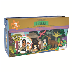FLOSS & ROCK 60 ParçaDino Pop Out Yer Yap-bozu