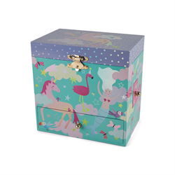 Floss & Rock Müzikli 3 Çekmeceli Mücevher Kutusu / Fantasy *YENİ*