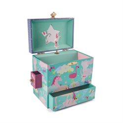 Floss & Rock Müzikli 3 Çekmeceli Mücevher Kutusu / Fantasy *YENİ*