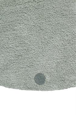 Halı, Round Dot Blue Sage