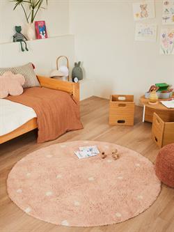 Halı, Round Dot Rose