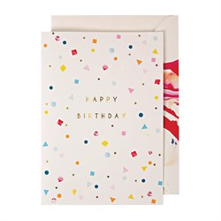 Meri Meri - Happy Birthday Garland Card - Happy Birthday Garland Tebrik Kartı