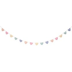 Meri Meri - Felt Heart Garland - Kalpli Asılan Süs