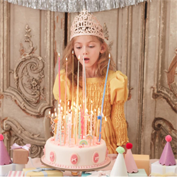 Meri Meri - Mixed Tall Tapered Candles - Karışık Uzun Mumlar - 12li