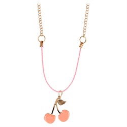 Meri Meri - Enamel Cherries Necklace - Kiraz Kolye