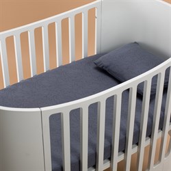 Lastikli Çarşaf ve Yastık Kılıfı Seti, Indigo Animals