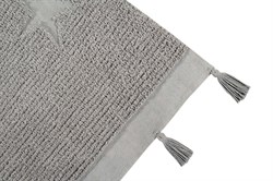 Hippy Stars Gri Çocuk Odası Kilimi 