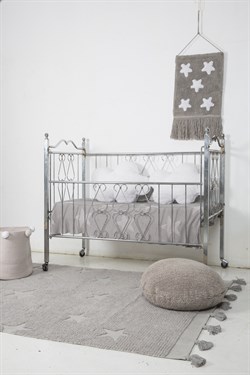 Hippy Stars Gri Çocuk Odası Kilimi 