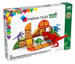 MAGNA-TILES® - Dinozor Dünyası - 40 Parça