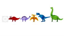 MAGNA-TILES® - Dinozorlar - 5 Parça