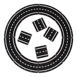 MAGNA-TILES® - XTRA Roads - 12 Parça