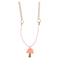 Meri Meri - Enamel Mushroom Necklace - Mantar Kolye