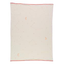 Meri Meri - Çizgili Battaniye - Şeftali & Fildişi