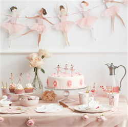 Meri Meri - Ballerina Cupcake Kit - Balerin Cupcake Seti - 24lü