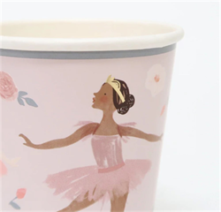 Meri Meri - Ballet Cups - Balerin Bardaklar - 8li