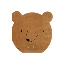 Meri Meri - Bear Napkins - Ayı Peçete - S