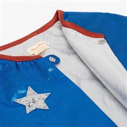 Meri Meri - Blue Superhero Cape Dress Up - Mavi Pelerinli Süper Kahraman Kostümü