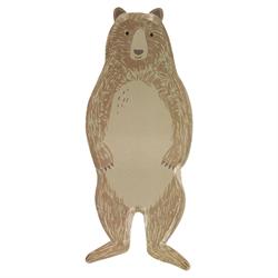 Meri Meri - Brown Bear Plates - Ayı Tabak