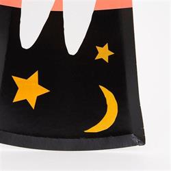 Meri Meri - Bunny In Hat Shaped Plates - Sihirbaz Şapkası Tabak