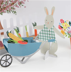 Meri Meri - Bunny Paper Play Garden - Tavşan Oyun Bahçesi