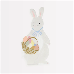 Meri Meri - Bunny With Basket Napkins - Sepetli Tavşan Peçeteler - 16lı