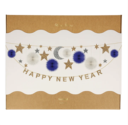 Meri Meri - Celestial New Year Garland - Happy New Year Asılan Süs