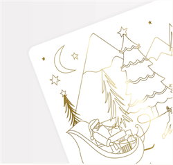 Meri Meri - Christmas Colouring Placemats - Yeni Yıl Boyamalı Amerikan Servisi - 8li