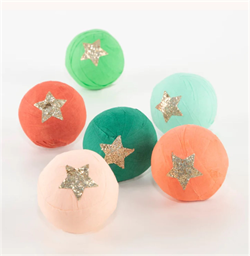 Meri Meri - Christmas Multi Surprise Balls - Yeni Yıl Sürpriz Topları - 6lı