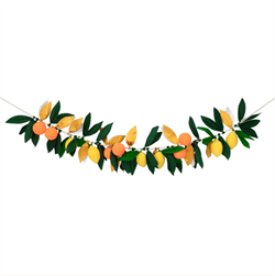 Meri Meri - Citrus Fruti Garland - Turunçgiller Meyve Asılan Süs