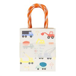 Meri Meri - Construction Party Bag - İnşaat Parti Çantaları - 8li
