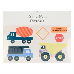Meri Meri - Construction Tattoos - İnşaat Geçici Dövmeler