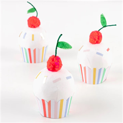 Meri Meri - Cupcake Surprise Balls - Cupcake Sürpriz Toplar - 3lü